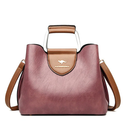 Cross shoulder bag women's handbag women's bucket bag - tugranalmacen.com
