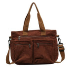 Bolso de mujer casual de pana de estilo vintage de gran capacidad