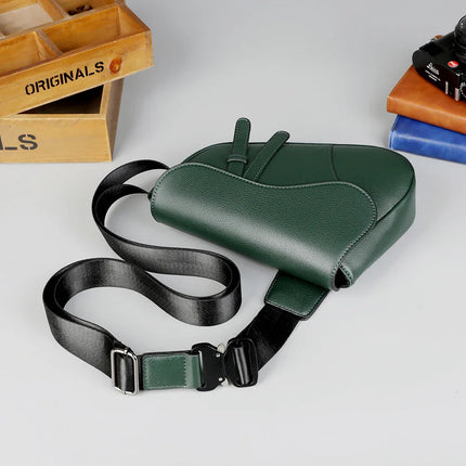 Bolso de hombro Horse tipo sillín con cremallera, bolso cruzado en diagonal - tugranalmacen.com