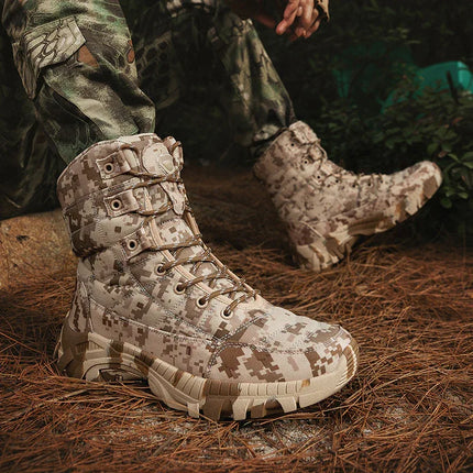 Botas de camuflaje altas para senderismo al aire libre - tugranalmacen.com