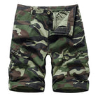 Pantalones cargo de camuflaje hombre en verde