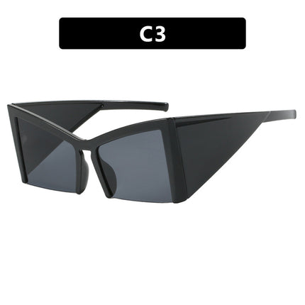 Gafas de sol modernas de media montura para eventos y fiestas