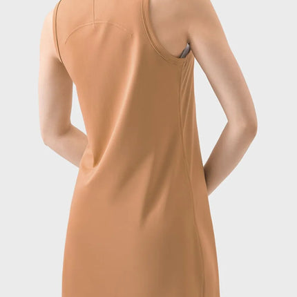 Vestido deportivo sin mangas color blush pink