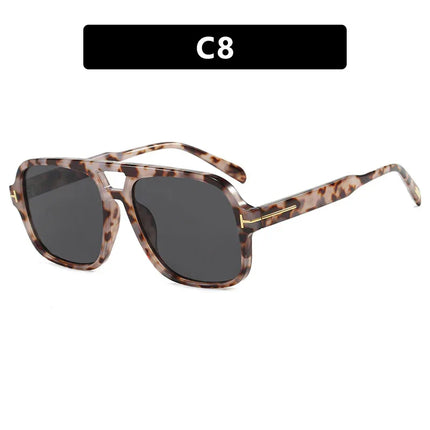 Gafas de sol de piloto retro de doble haz - tugranalmacen.com