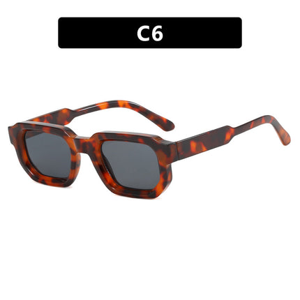 Gafas de sol cuadradas retro con protección UV