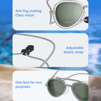 Gafas acuaticas con protección UV premium