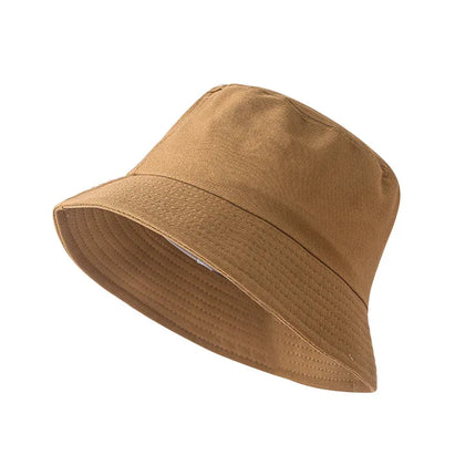 Sombrero de lavabo moderno, informal y versátil, sombrero de pescador negro, parasol plegable y sombrero de protección solar. - tugranalmacen.com