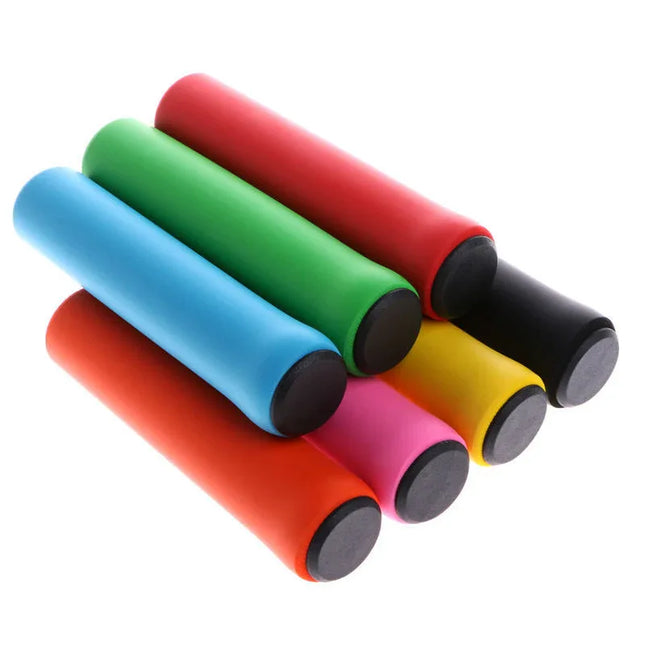 Silicone Handlebar Bicycle New Silicone Material Handlebar Mountain Bike Soft Sponge Handlebar Pair - tugranalmacen.com