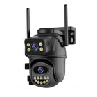 Cámara WiFi inalámbrica para exteriores con control remoto móvil de 360 grados y doble pantalla f.seo - tugranalmacen.com