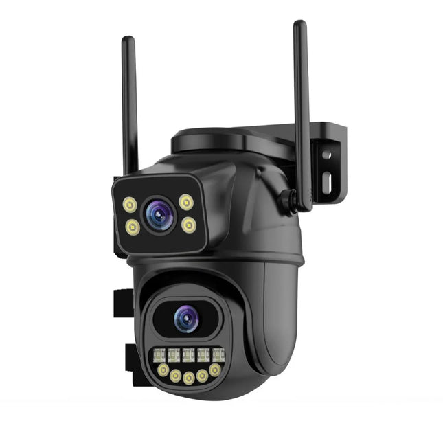 Cámara WiFi inalámbrica para exteriores con control remoto móvil de 360 grados y doble pantalla f.seo - tugranalmacen.com