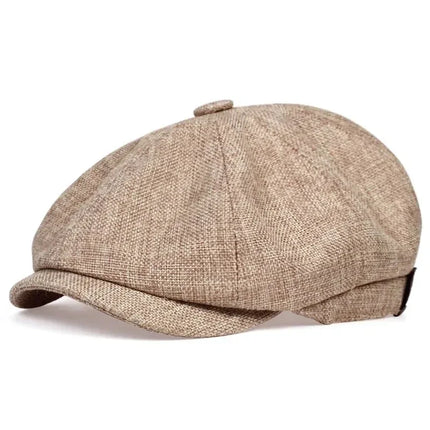 Gorra boina de 8 paneles de estilo irlandés/vintage para hombre