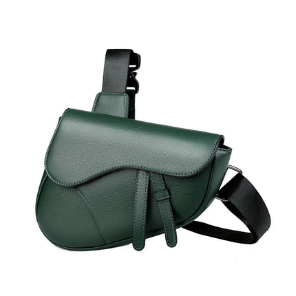 Bolso de hombro Horse tipo sillín con cremallera, bolso cruzado en diagonal - tugranalmacen.com