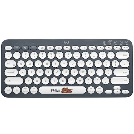 Logitech K380 Mini Bluetooth Wireless Keyboard Tablet Phone Pebble2+K390 Set - tugranalmacen.com
