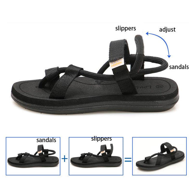 Sandalias gladiador para hombre sin cordones, perfectas para verano