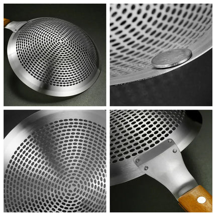 Colador de aceite grande de acero inoxidable - tugranalmacen.com