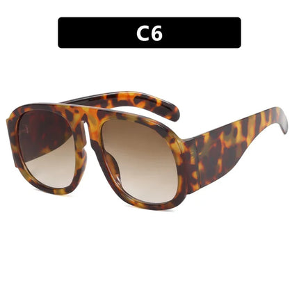Gafas Espejo plano estilo piloto retro, montura grande con protección contra la luz azul. - tugranalmacen.com