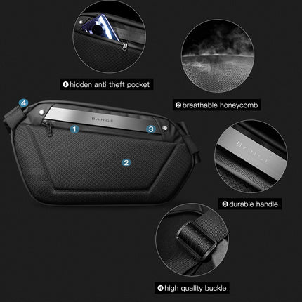 Bolso de hombro BANGE impermeable y cruzado para hombre