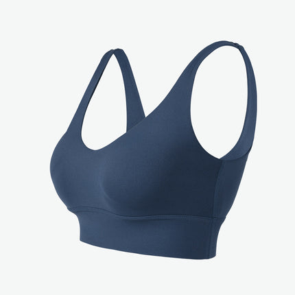 Sujetador deportivo sin aros para mujer, ideal para alto impacto