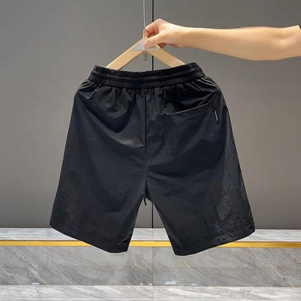 Pantalones cortos bordados de poliéster para hombre
