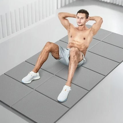 Esterilla de yoga antideslizante plegable para ejercicio y pilates