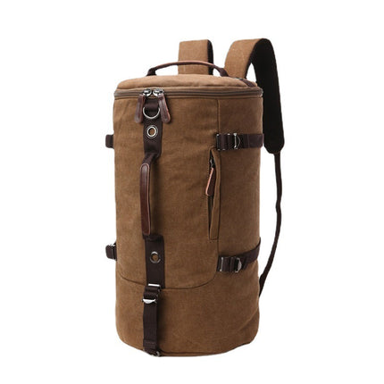 Mochila de lona para hombre, ideal para viajes y senderismo