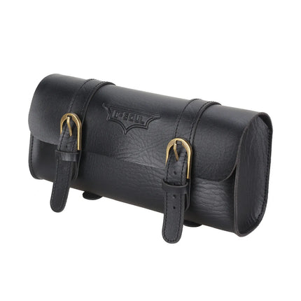 Retro PU Leather Waterproof Hanging Tail Cushion Bag Cycling Equipment Bicycle Handlebar Bag - tugranalmacen.com