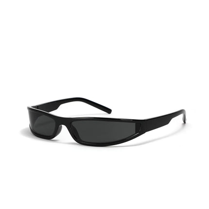 Gafas de sol futuristas unisex en negro