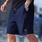 Pantalones cortos deportivos de poliéster para hombre, perfectos para viajes