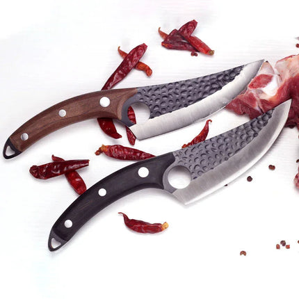 Cuchillo de carnicero forjado de 5,5'' de acero revestido de alto carbono - tugranalmacen.com