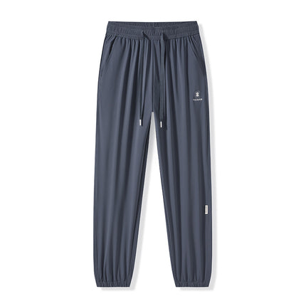 Pantalones de nylon con cordón para hombre en varios colores
