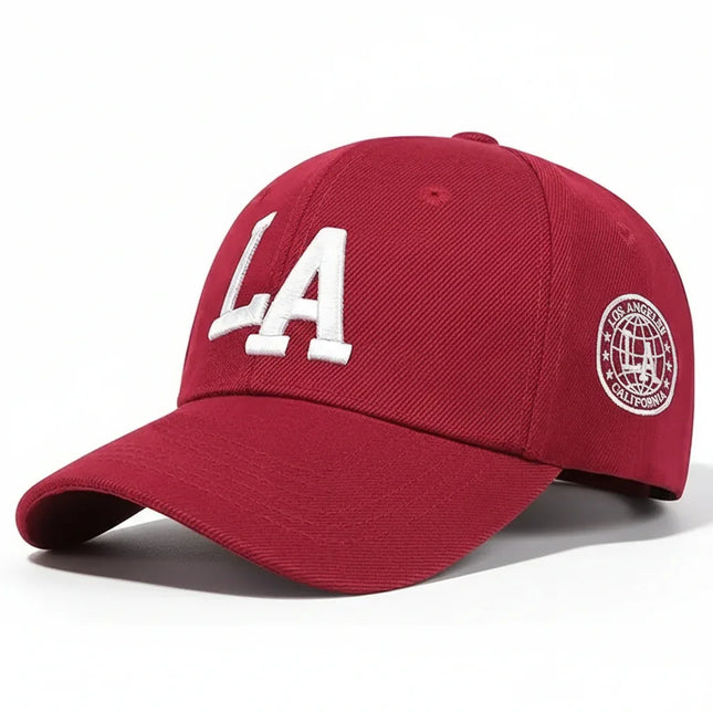 Gorra de béisbol de Los Ángeles bordada 3D