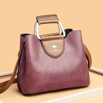 Cross shoulder bag women's handbag women's bucket bag - tugranalmacen.com