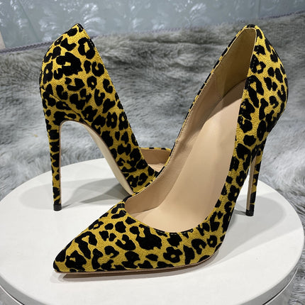 Zapatos de tacón alto con estampado animal para eventos