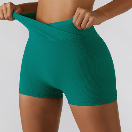 Nuevos shorts de yoga antirreflejos de mujer