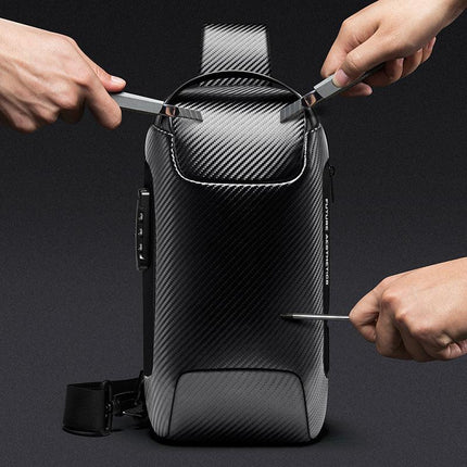 Bolso de pecho Bange impermeable, con puerto USB, - tugranalmacen.com