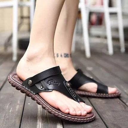Sandalias masculinas ajustables para máximo confort