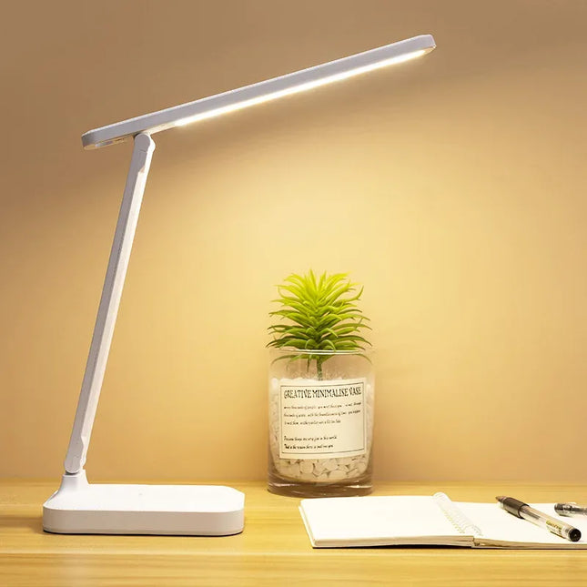Lámpara de escritorio con protección para los ojos, atenuación táctil - tugranalmacen.com