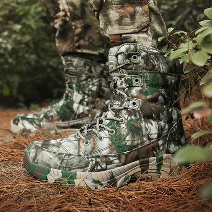 Botas de camuflaje altas para senderismo al aire libre - tugranalmacen.com