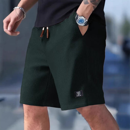 Pantalones cortos deportivos de poliéster para hombre, perfectos para viajes