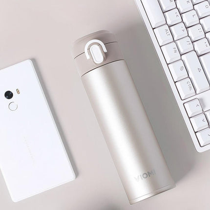 Termo de acero inoxidable Xiaomi Mijia VIOMI 300ml en color blanco