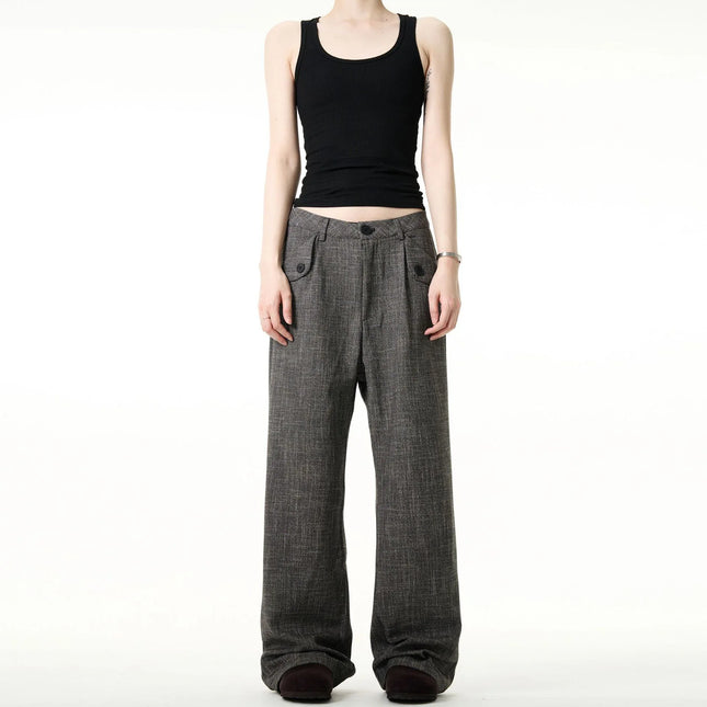 Old money style bamboo striped trousers for men and women - tugranalmacen.com