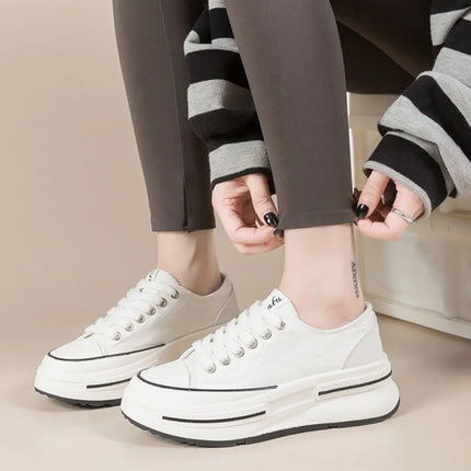 Zapatillas de Plataforma con Punta Redonda