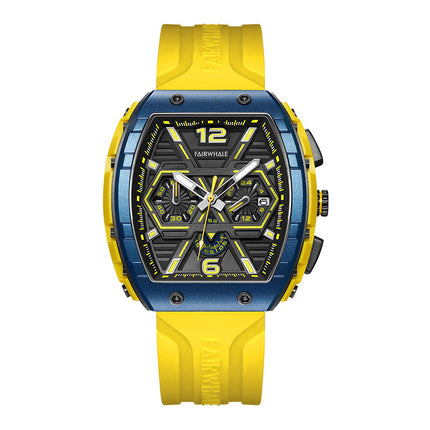 Reloj analógico para hombre con luz nocturna y resistencia al agua