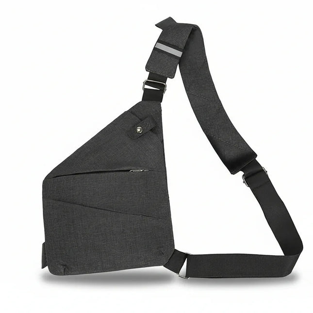 Bandolera-Riñonera In-City multifuncional, bolso de hombro antirrobo, bolso de pecho ligero y ajustado. - tugranalmacen.com