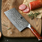 Juego de 4 cuchillos de cocina XINZUO, núcleo VG10, acero de Damasco - tugranalmacen.com