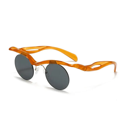 Estark gafas de sol con montura redonda para mujer - tugranalmacen.com
