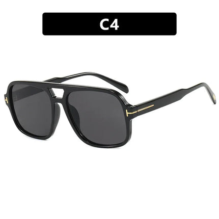 Gafas de sol de piloto retro de doble haz - tugranalmacen.com