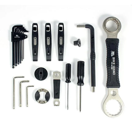 BIKE HAND Bicycle Repair Tool 18 in 1 mountain bike Professional Tool Kit Repair Spoke Wrench Freewheel Pedal Wrench For Shimano - tugranalmacen.com