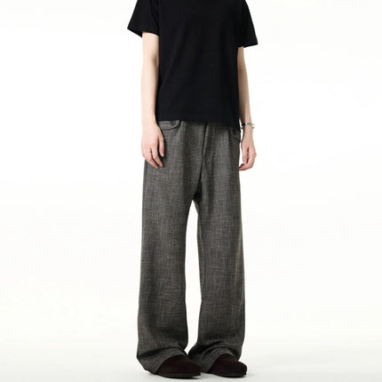 Old money style bamboo striped trousers for men and women - tugranalmacen.com