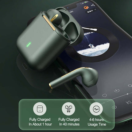 Auriculares Bluetooth J18, auriculares inalámbricos